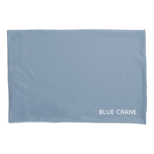 Blaue Farbe des Krans Kissenbezug (Vorderseite)