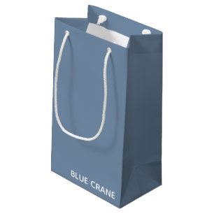 Blaue Farbe des Krans Kleine Geschenktüte