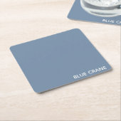 Blaue Farbe des Krans Rechteckiger Pappuntersetzer (angewinkelt)