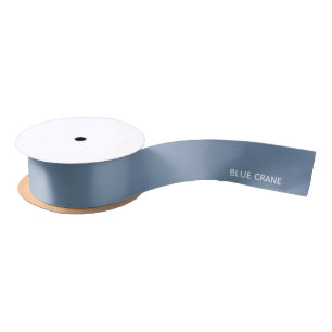 Blaue Farbe des Krans Satinband