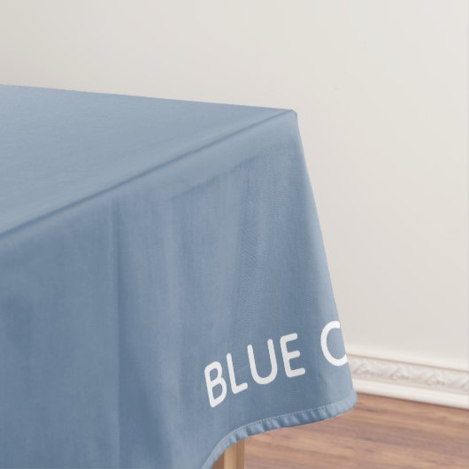 Blaue Farbe des Krans Tischdecke (Beispiel)