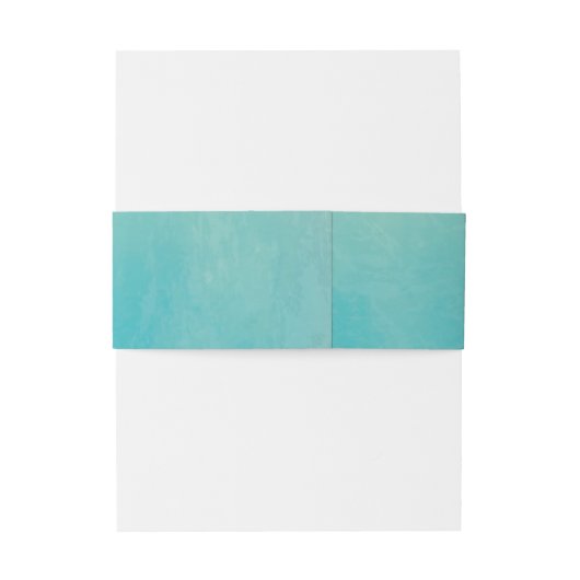 Blaue Farbe | Einladung zur Hochzeit Bauchband Einladungsbanderole (Rückseitenbeispiel)