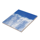 Blaue Farbe Fliese (Seite)