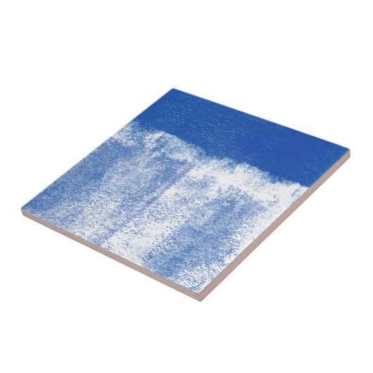 Blaue Farbe Fliese (Seite)