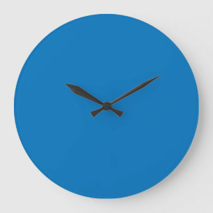 Blaue Farbe Große Wanduhr