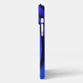 Blaue Farbe iPhone Hülle (Linke Seite)