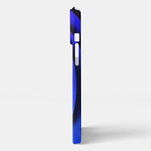 Blaue Farbe iPhone Hülle (Linke Seite)