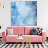Blaue Farbe Leinwanddruck (Insitu (Wohnzimmer))
