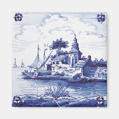 Blaue Farbe Magnet (Vorne)