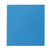 Blaue Farbe Notizblock (Vorderseite)