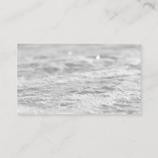 Blaue Farbe Silberschneeflocken Buchanfrage Begleitkarte (Rückseite)