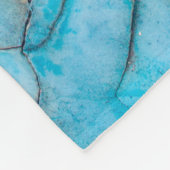 Blaue Farbe und Rosttextur alt, Farbe, Textur, Fleecedecke (Ecke)