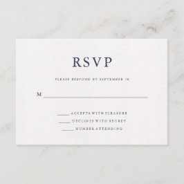 Blaue Farbe | World Map Wedding RSVP Karte