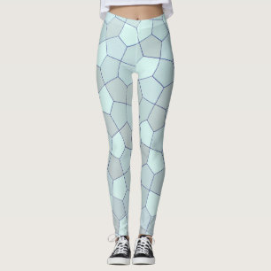 Blaue Farben Abstrakt Leggings