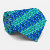 Blaue Farben Elegant Krawatte (Gerollt)