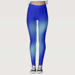 Blaue Farbstimmung Leggings