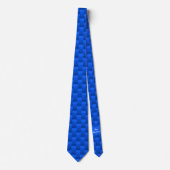 Blaue Farbstreifen Krawatte (Vorderseite)