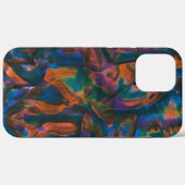 Blaue Farbtöne aus gealtertem Kupfer Case-Mate iPhone Hülle (Rückseite (Horizontal))