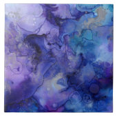 Blaue Farbtöne Fliese (Vorderseite)