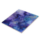 Blaue Farbtöne Fliese (Seite)