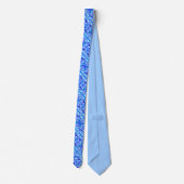 Blaue Farbtöne Krawatte (Rückseite)