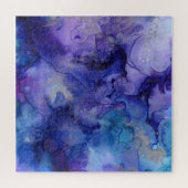 Blaue Farbtöne Puzzle (Horizontal)