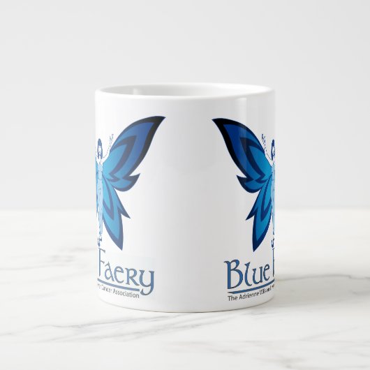Blaue Fee 20-Unze-Tunnel-bohrwagenTasse Jumbo-Tasse (Vorderseite)
