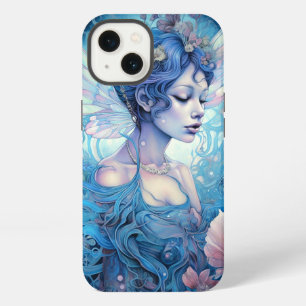 Blaue Fee Fantasy Kunst iPhone 13 Hülle