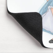 Blaue Fee Mousepad (Ecke)