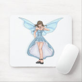Blaue Fee Mousepad (Mit Mouse)