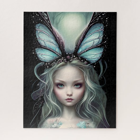 Blaue Fee Puzzle (Vertikal)