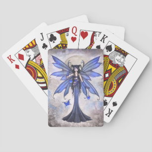 Blaue Feen-Fantasy-Kunst-Spielkarten Spielkarten