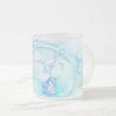 Blaue Feen Mattglastasse (VorderseiteRechts)