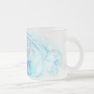 Blaue Feen Mattglastasse