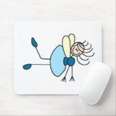 Blaue Feen-Mauspad Mousepad (Mit Mouse)