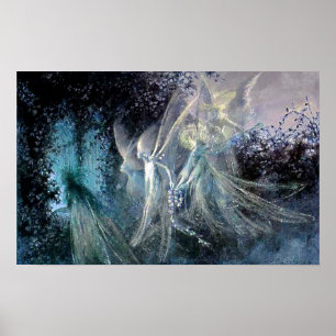 Blaue Feen Poster