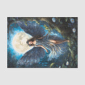 Blaue Feen-Seidenpapier Seidenpapier (Vorderseite)