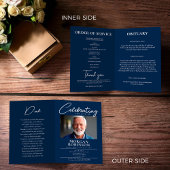 Blaue Feier zum Foto des Lebens Flyer