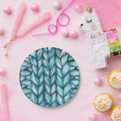 Blaue Feiertage Pappteller (Party)