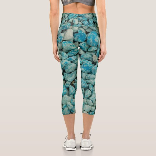 Blaue Felsen auf diesen Capris (Rückseite)