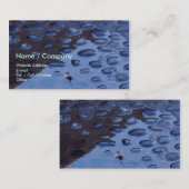 Blaue Felsen Visitenkarte (Vorne/Hinten)