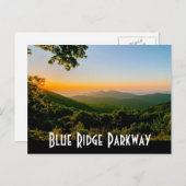 Blaue Felsenstraße Postkarte (Vorne/Hinten)