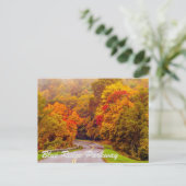 Blaue Felsenstraße Postkarte (Stehend Vorderseite)