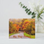 Blaue Felsenstraße Postkarte (Stehend Vorderseite)