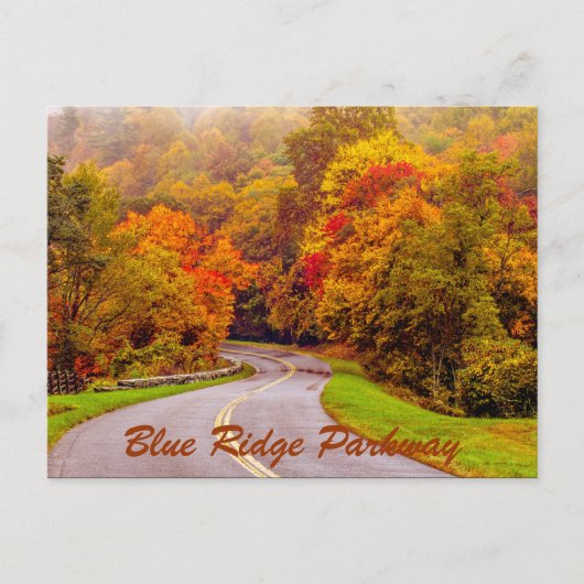 Blaue Felsenstraße Postkarte (Vorderseite)