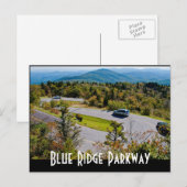 Blaue Felsenstraße Postkarte (Vorne/Hinten)