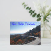 Blaue Felsenstraße Postkarte (Stehend Vorderseite)