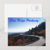 Blaue Felsenstraße Postkarte (Vorne/Hinten)