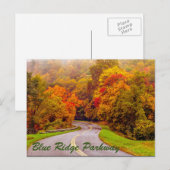 Blaue Felswand Postkarte (Vorne/Hinten)