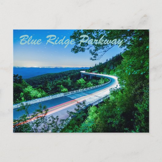 Blaue Felswand Postkarte (Vorderseite)